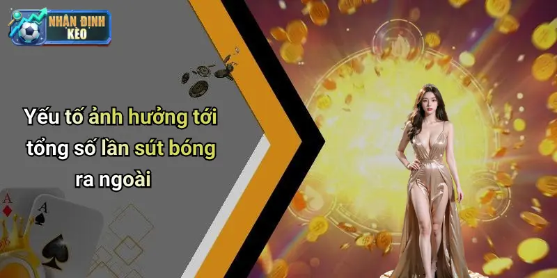 Yếu tố ảnh hưởng tới tổng số lần sút bóng ra ngoài