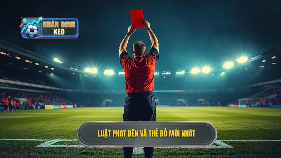1. Luật phạt đền và thẻ đỏ mới nhất