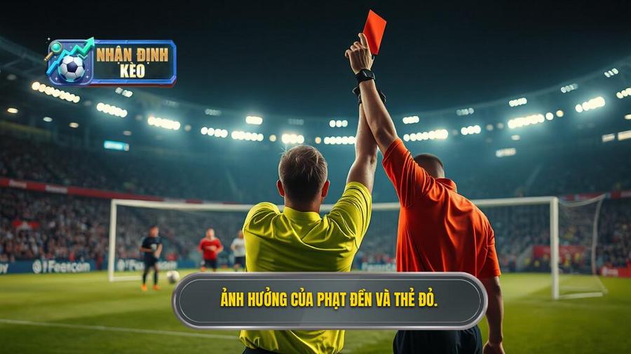 2. Ảnh hưởng của phạt đền và thẻ đỏ.