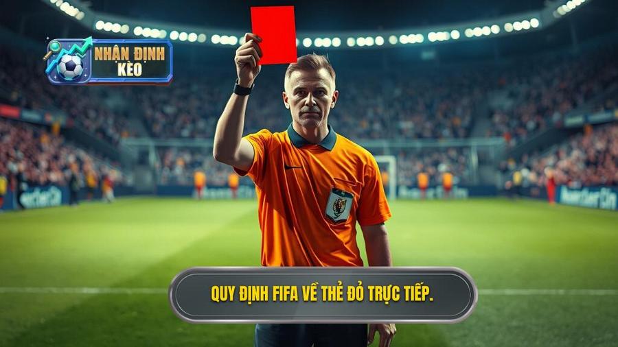 2. Quy định FIFA về thẻ đỏ trực tiếp.
