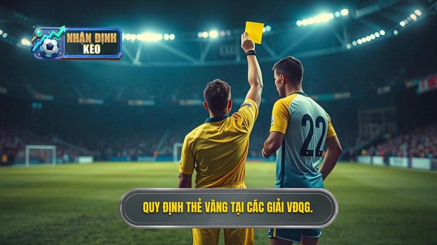 2. Quy định thẻ vàng tại các giải VĐQG.