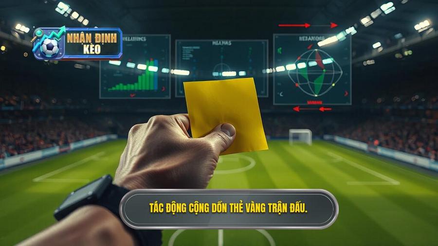 3. Tác động cộng dồn thẻ vàng trận đấu.