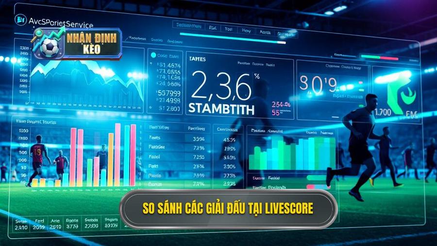 Bảng so sánh các giải đấu hot nhất trên Livescore