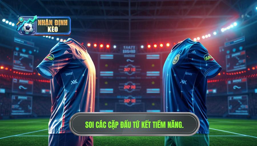 Phân tích các cặp đấu tiềm năng tại tứ kết
